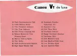 Preview for 30 page of Canon VT de luxe Instructions Manual