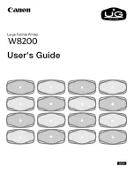 Preview for 1 page of Canon W8200 User Manual