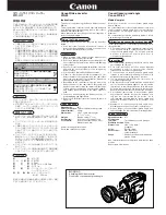 Canon WD-43 Instructions preview