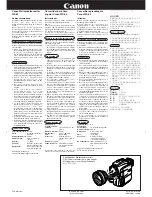 Preview for 2 page of Canon WD-43 Instructions