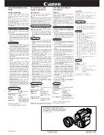 Предварительный просмотр 2 страницы Canon WD-43 Instructions