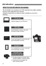 Предварительный просмотр 2 страницы Canon WFT-E8A Instruction Manual