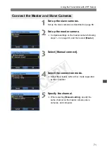 Предварительный просмотр 71 страницы Canon Wireless Transmitter WFT-E6A Instruction Manual