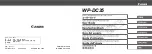 Предварительный просмотр 1 страницы Canon WP-DC35 User Manual