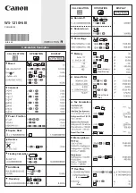 Preview for 1 page of Canon WS-1210Hi III Instruction