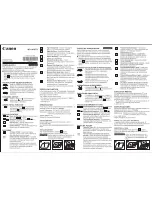 Предварительный просмотр 1 страницы Canon WS-1410TG Instructions