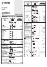 Предварительный просмотр 1 страницы Canon WS-220TC Instruction