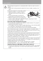 Preview for 18 page of Canon WUX10 - REALiS WUXGA LCOS Projector User Manual