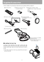 Preview for 20 page of Canon WUX10 - REALiS WUXGA LCOS Projector User Manual