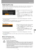 Preview for 123 page of Canon WUX10 - REALiS WUXGA LCOS Projector User Manual