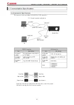 Preview for 5 page of Canon WUX450 User Commands