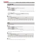 Preview for 28 page of Canon WUX450 User Commands