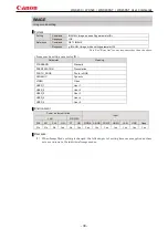 Preview for 41 page of Canon WUX450 User Commands