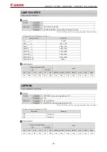 Preview for 44 page of Canon WUX450 User Commands