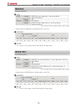 Preview for 53 page of Canon WUX450 User Commands