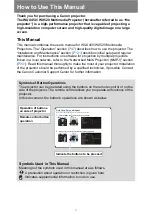 Предварительный просмотр 2 страницы Canon WUX450 User Manual