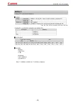 Preview for 27 page of Canon WUX6000 User Commands