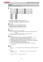 Предварительный просмотр 18 страницы Canon WX6000 User Commands