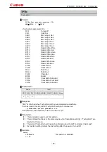 Предварительный просмотр 77 страницы Canon WX6000 User Commands