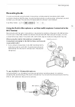 Preview for 73 page of Canon XA10 User Manual