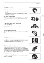 Preview for 179 page of Canon XA10 User Manual