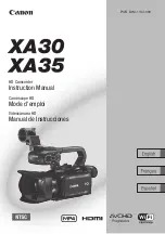 Canon XA30 Instruction Manual preview