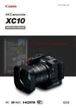 Canon XC10 Instruction Manual preview