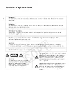 Preview for 2 page of Canon XF200 Instruction Manual