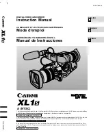 Canon XL 1S Manual De Instrucciones preview