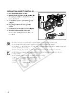 Предварительный просмотр 14 страницы Canon XL 2 Instruction Manual