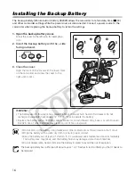 Предварительный просмотр 16 страницы Canon XL 2 Instruction Manual