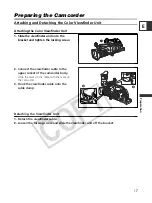 Предварительный просмотр 17 страницы Canon XL 2 Instruction Manual