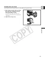 Предварительный просмотр 23 страницы Canon XL 2 Instruction Manual