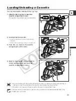 Предварительный просмотр 25 страницы Canon XL 2 Instruction Manual