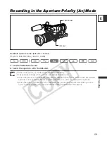 Предварительный просмотр 59 страницы Canon XL 2 Instruction Manual