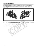 Предварительный просмотр 62 страницы Canon XL 2 Instruction Manual