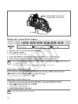 Предварительный просмотр 70 страницы Canon XL 2 Instruction Manual