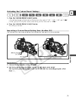 Предварительный просмотр 71 страницы Canon XL 2 Instruction Manual