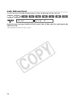 Предварительный просмотр 78 страницы Canon XL 2 Instruction Manual