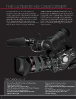 Предварительный просмотр 2 страницы Canon XL-H1 - 3CCD High Definition Camcorder Brochure