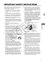 Preview for 3 page of Canon XL H1S Instruction Manual