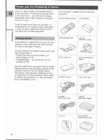 Preview for 4 page of Canon XM1 Instruction Manual