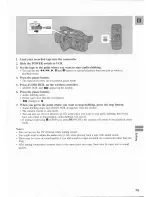 Preview for 79 page of Canon XM1 Instruction Manual