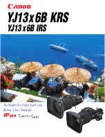 Canon YJ13 x 6B KRS Specifications preview