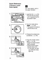 Preview for 14 page of Canon Z135 - Sure Shot Zoom 35mm Camera Instructions Manual