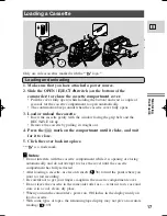 Предварительный просмотр 17 страницы Canon ZR 40 Instruction Manual