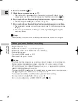 Предварительный просмотр 20 страницы Canon ZR 40 Instruction Manual