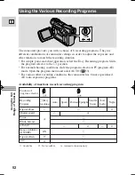 Предварительный просмотр 52 страницы Canon ZR 40 Instruction Manual