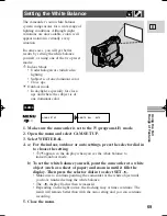 Предварительный просмотр 69 страницы Canon ZR 40 Instruction Manual