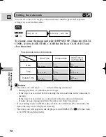 Предварительный просмотр 72 страницы Canon ZR 40 Instruction Manual